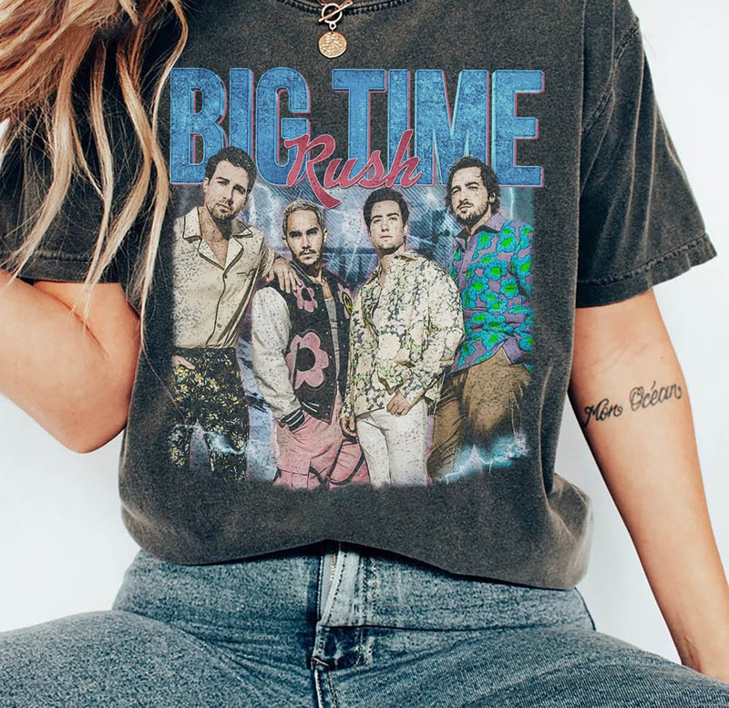 Big Time Rush Music Trendy Shirt, Can't Get Enough Tour Unisex T-Shirt Crewneck