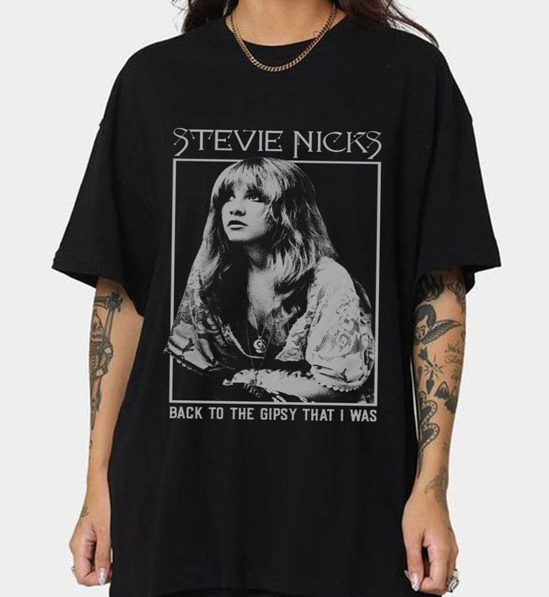 Vintage Stevie Nicks Back To The Gipsy That I Was Trendy Sweatshirt, Unisex Hoodie