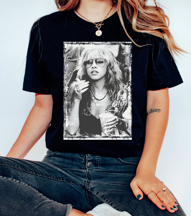 Stevie Nicks Fleetwood Mac Vintage Shirt, Trendy Unisex T-Shirt Short Sleeve