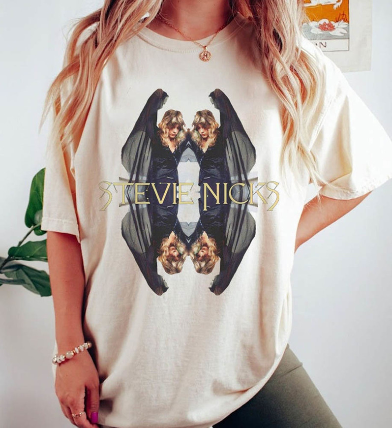 Stevie Nicks Reflektieren Vintage Shirt, Stevie Nicks Concert Short Sleeve Unisex Hoodie