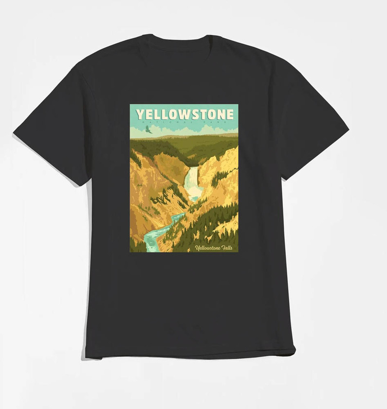 Yellowstone National Park Nature Shirt, Camping Tee Tops Unisex T-Shirt