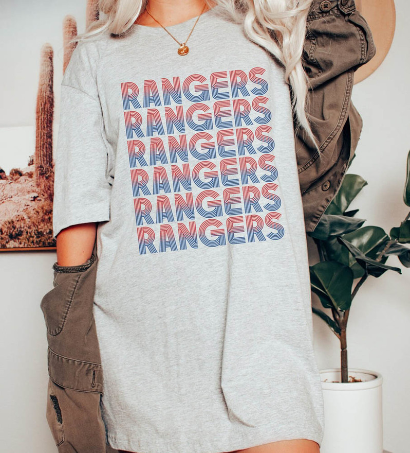 Vintage Style Rangers Shirt, Texas Baseball Unisex Hoodie Unisex T-Shirt