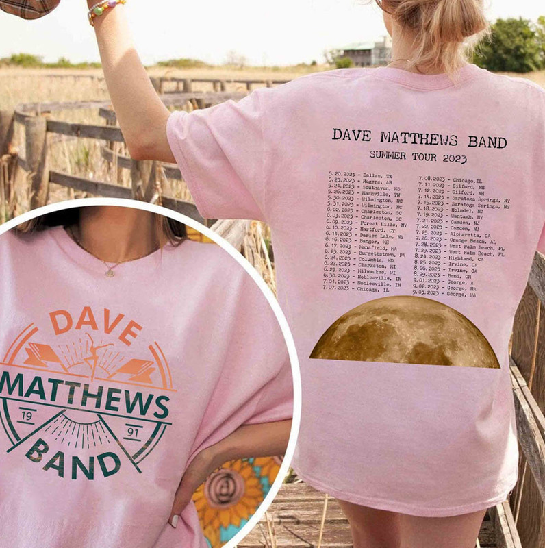 Dave Matthews Band Shirt, Dave Matthews Tour 2023 Long Sleeve Unisex Hoodie