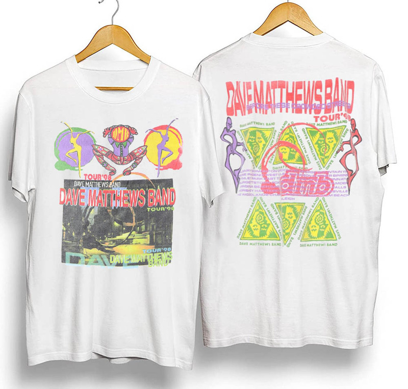 Dave Matthews Band Shirt, These Crowded Streets Tour 1998 Sweatshirt Long Sleeve