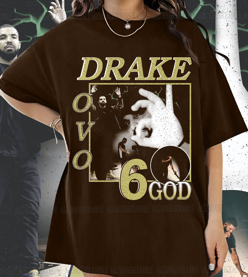 Drake 6 God Retro Shirt, Drake Bbl Crewneck Unisex Hoodie