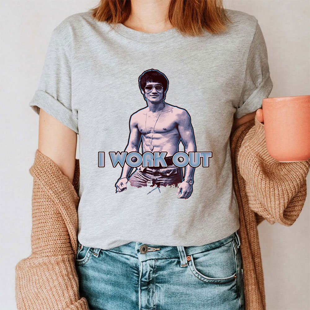 Limited I Work Out Bruce Lee Shirt