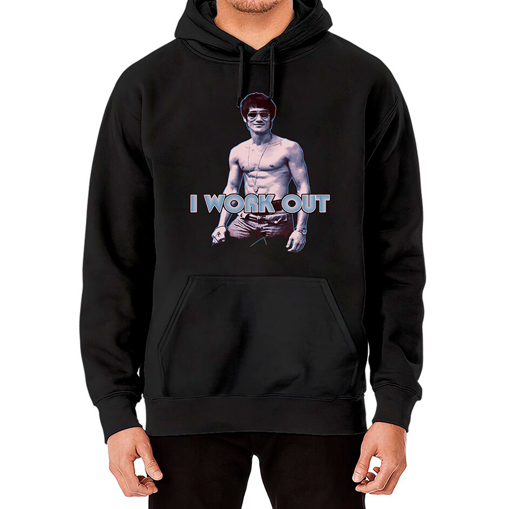 I Work Out Bruce Lee Hoodie Retro Style