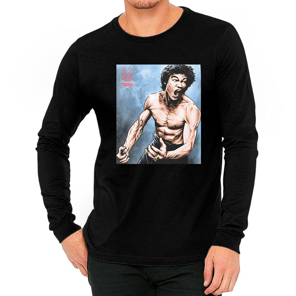 Versatile Bruce Lee Long Sleeve Shirt For Girlfriend
