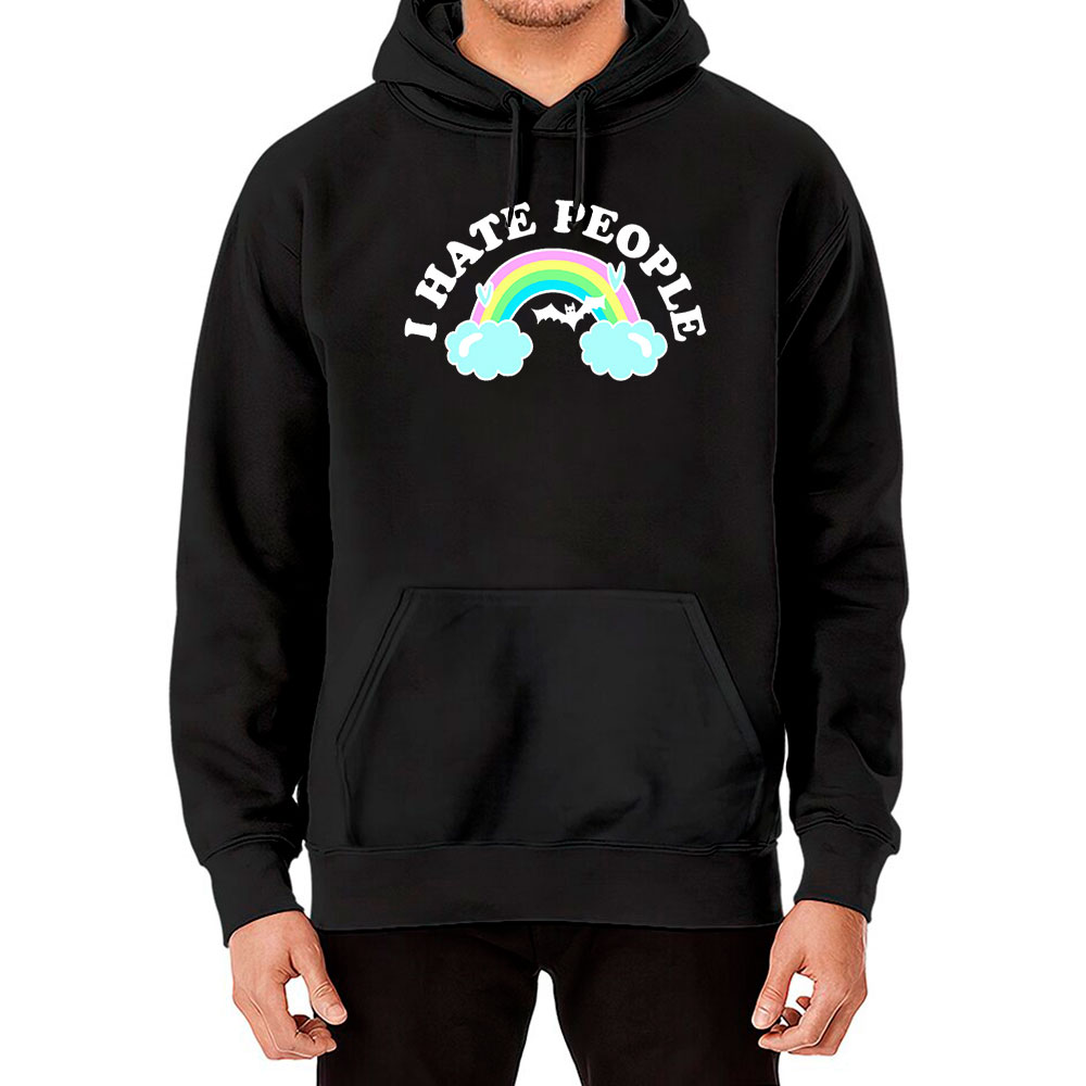Soft I Hate People Hoodie For The Modern Gentleman