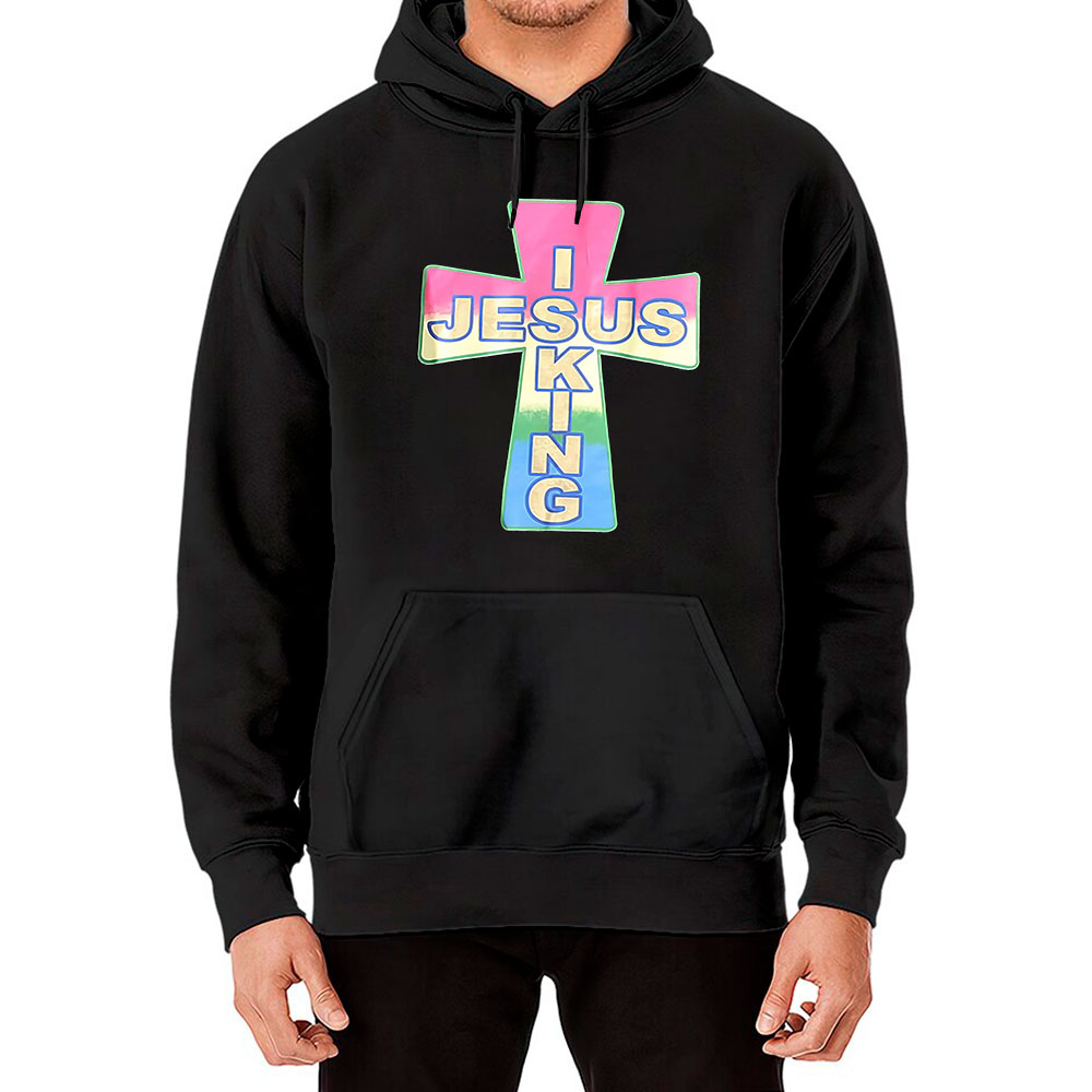 Chic Jesus Is King Hoodie For Street Fashion