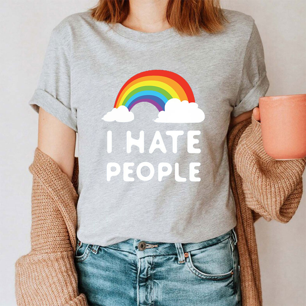 Stylish I Hate People Shirt For The Trendsetter