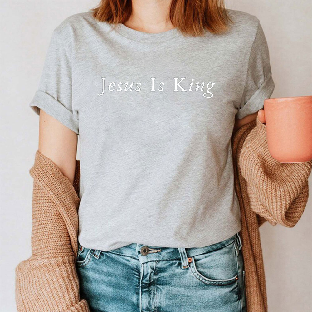 Flattering Jesus Is King Shirt For Men And Women