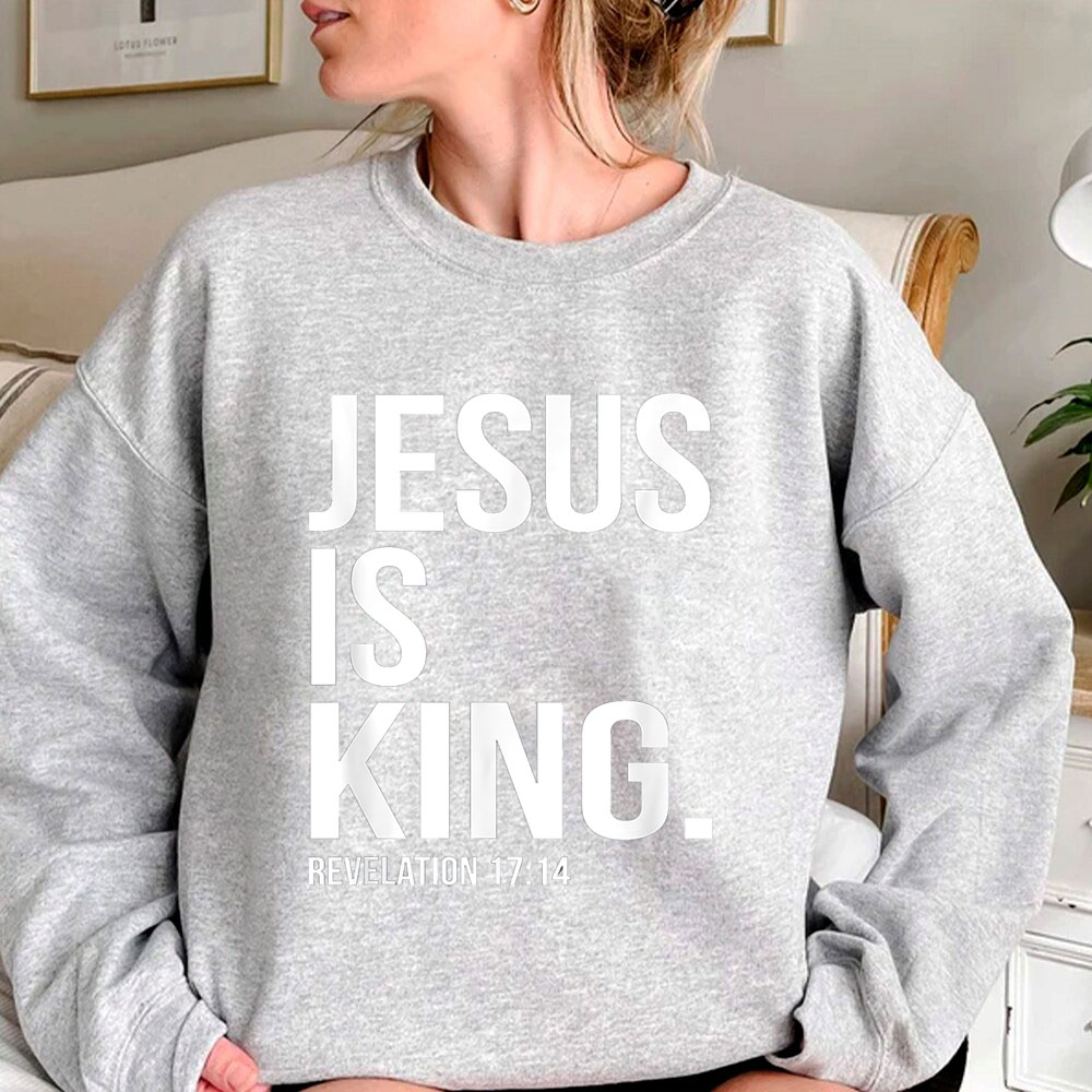 Must-Have Jesus Is King Sweatshirt For The Fashionista