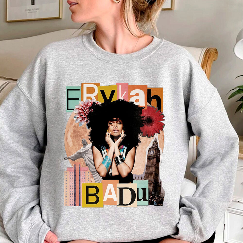Popular Erykah Badu Sweatshirt For Street Fashion