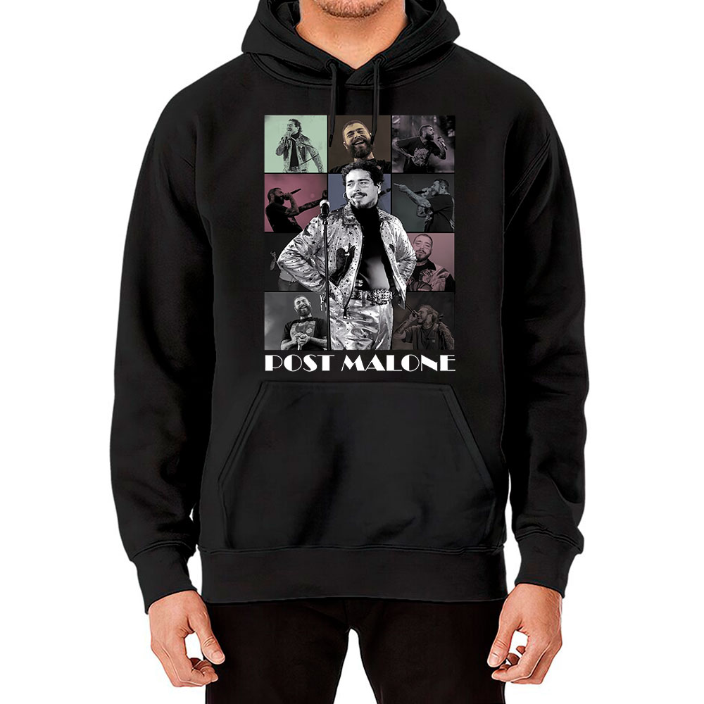 Rapper Post Malone Tour Hoodie For Vintage Music Graphic