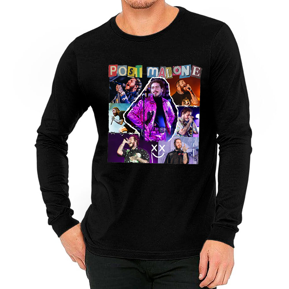 Vintage Post Malone Tour Long Sleeve For Music Concert 2023