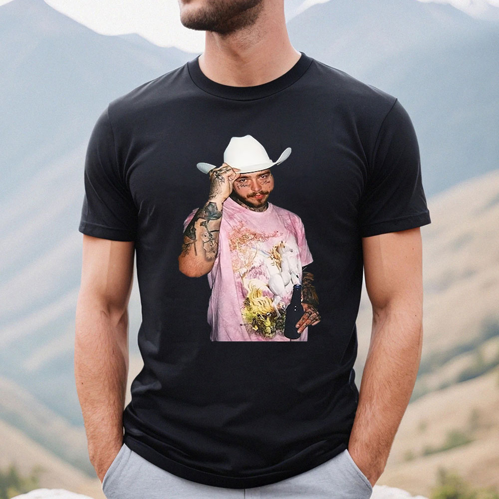 Post Malone Tour Shirt For Fans Of Funny Rapper Retro Vintage 90s