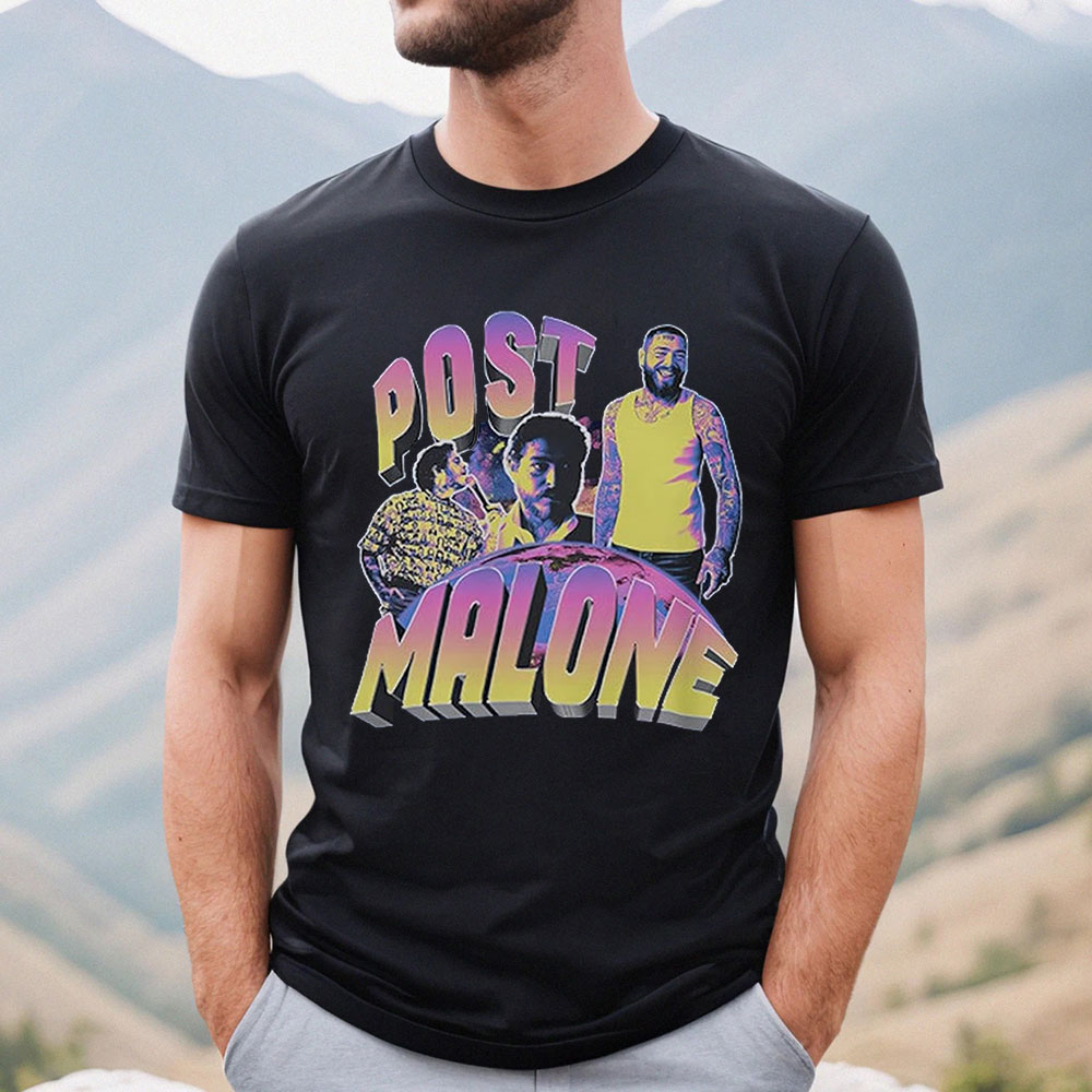 Post Malone Tour Shirt Vintage Style Bootleg Graphic
