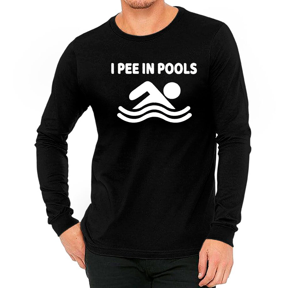 Funny Summer I Pee In Pools Long Sleeve For Girl