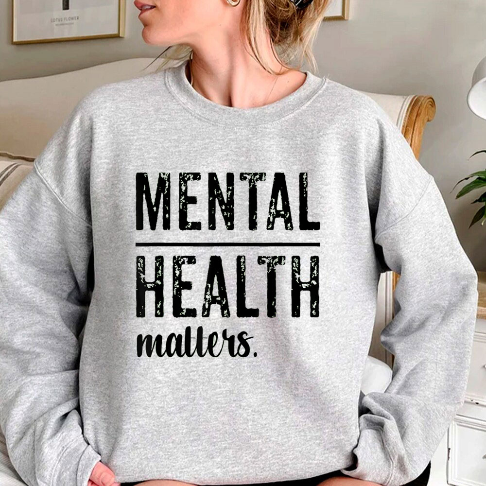 Eye-Catching Mental Health Matters Sweatshirt Make Awareness Gift