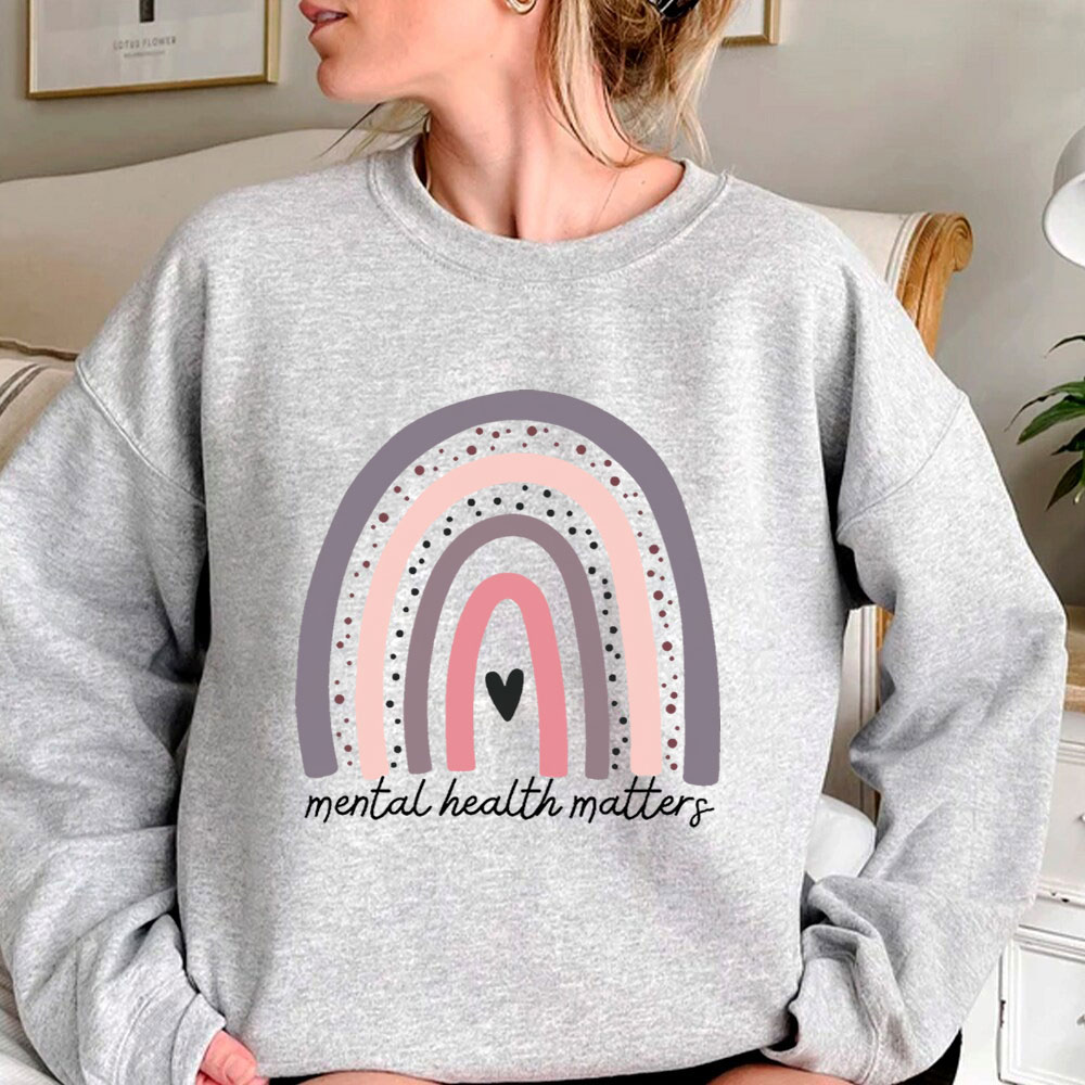 Be Kind Mental Health Matters Sweatshirt Gift For Counselor