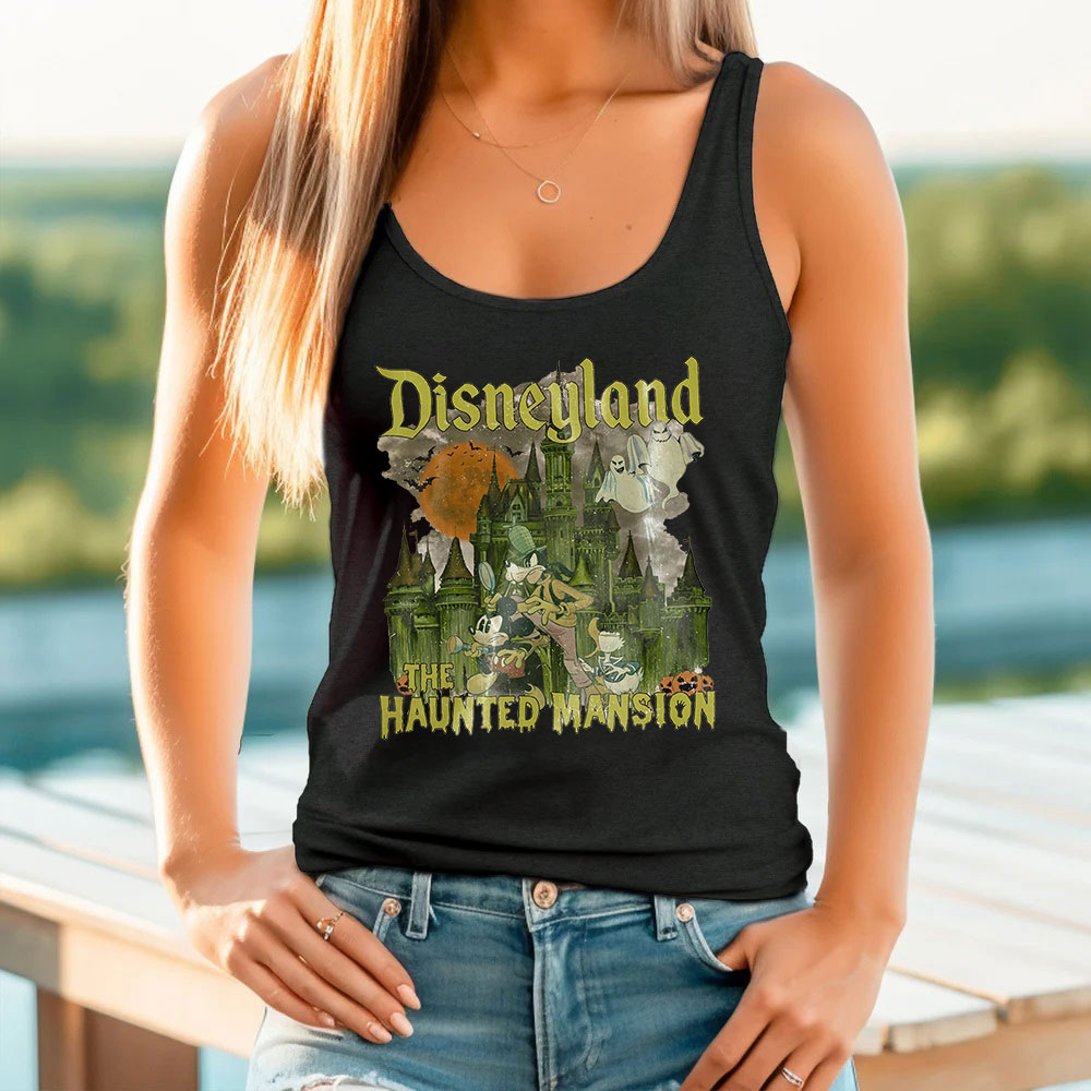 Vintage Disneyland Haunted Mansion Tank Top For Men Women