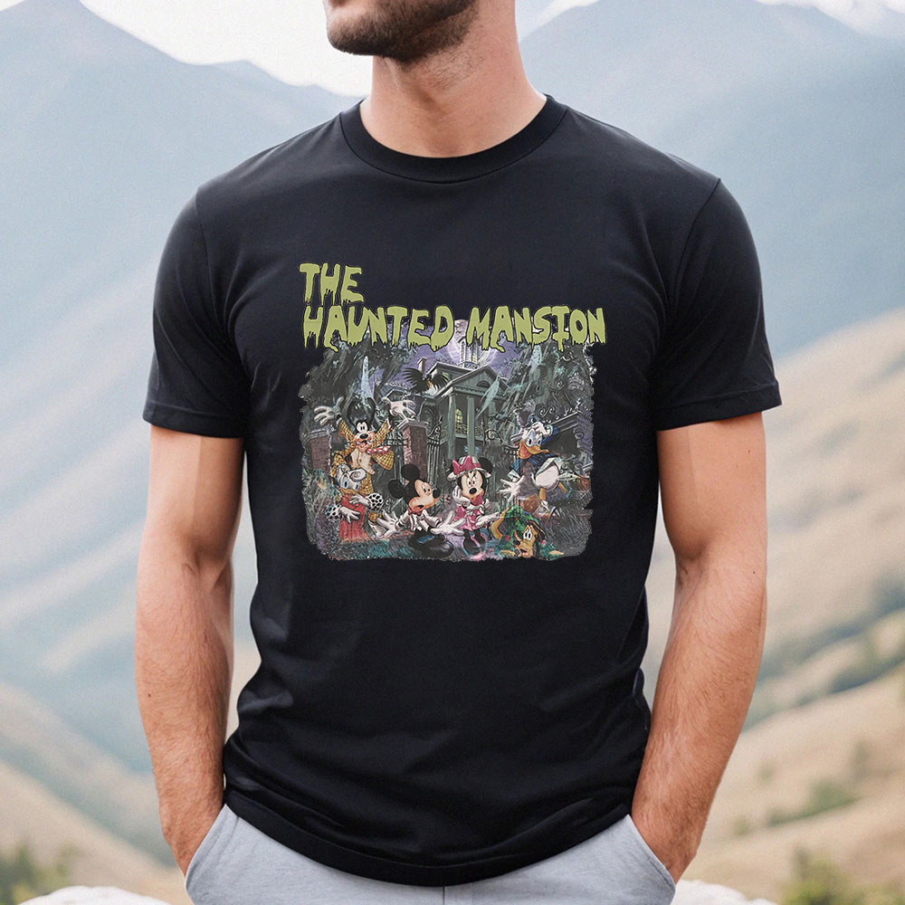 Halloween The Haunted Mansion Comic Shirt