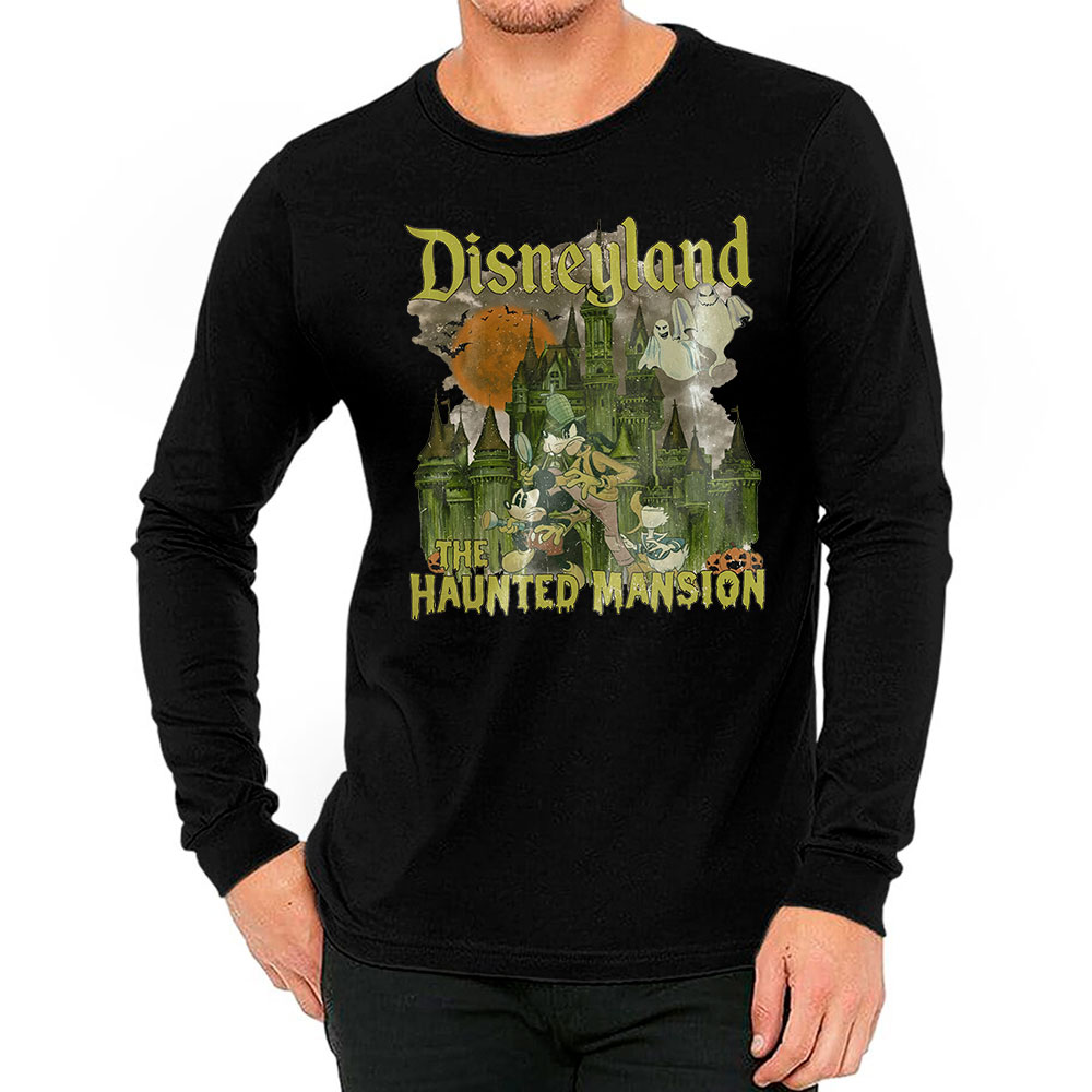Vintage Disneyland Haunted Mansion Long Sleeve For Men Women