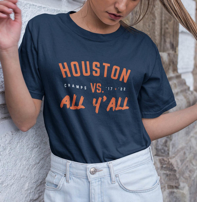Houston Vs All Y'all Houston Baseball Shirt