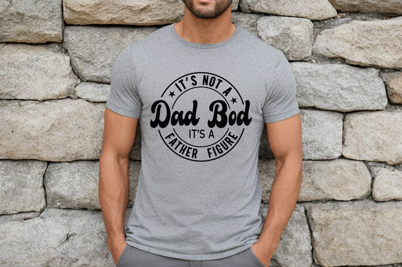 Dad Bod Father Figure Funny Shirt