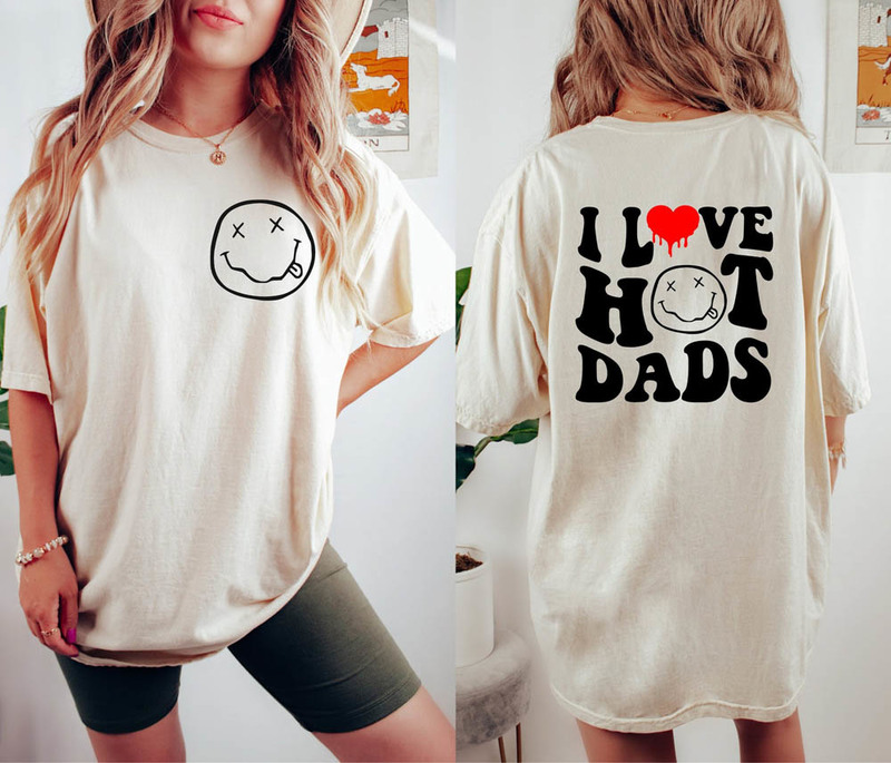 I Love Hot Dad Color Wife Cute Shirt
