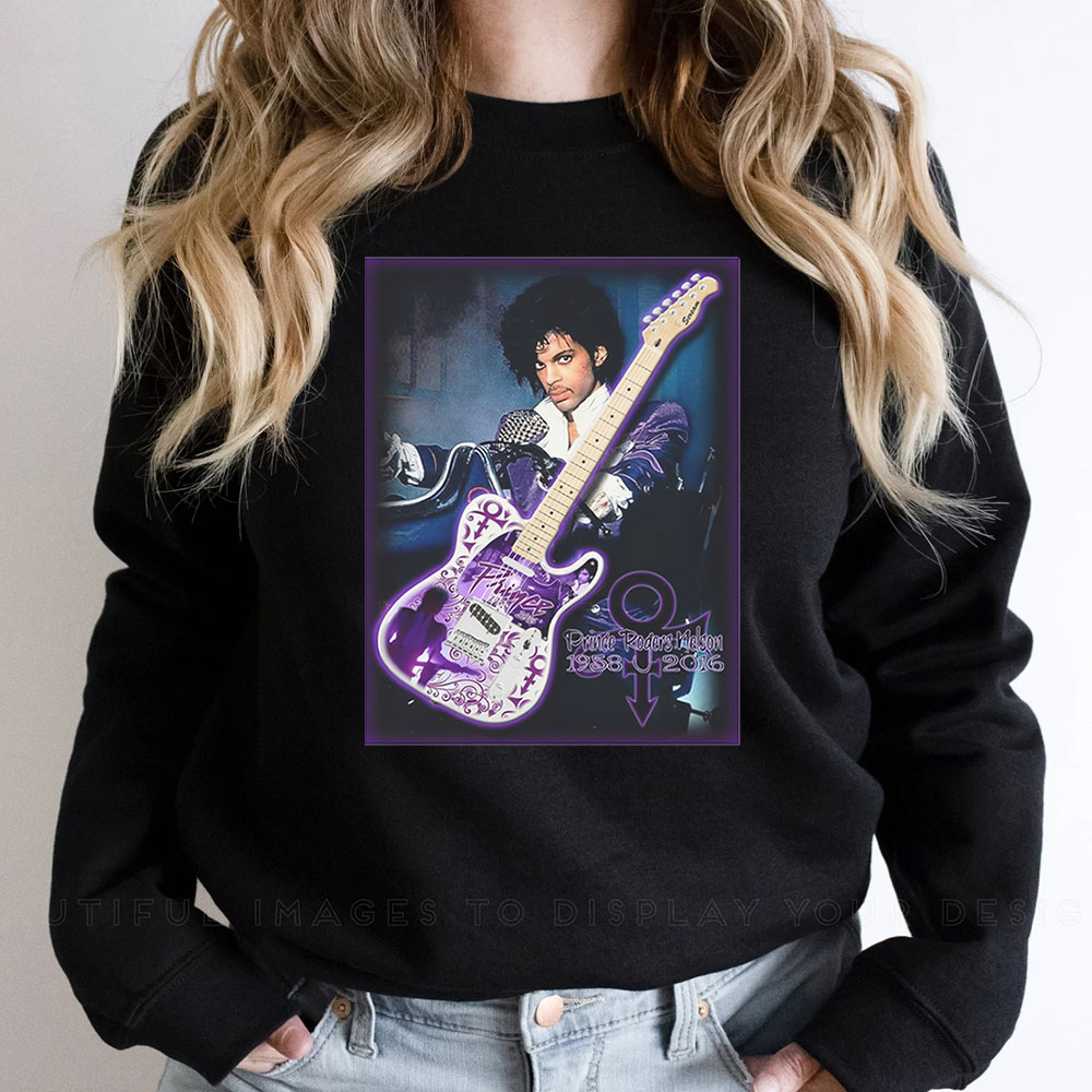 Comfort Prince Purple Rain Band Sweatshirt