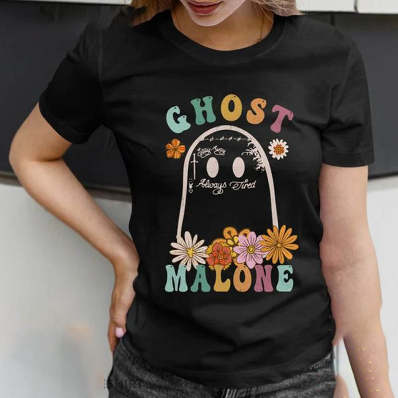Ghost Malone Spooky Halloween Shirt