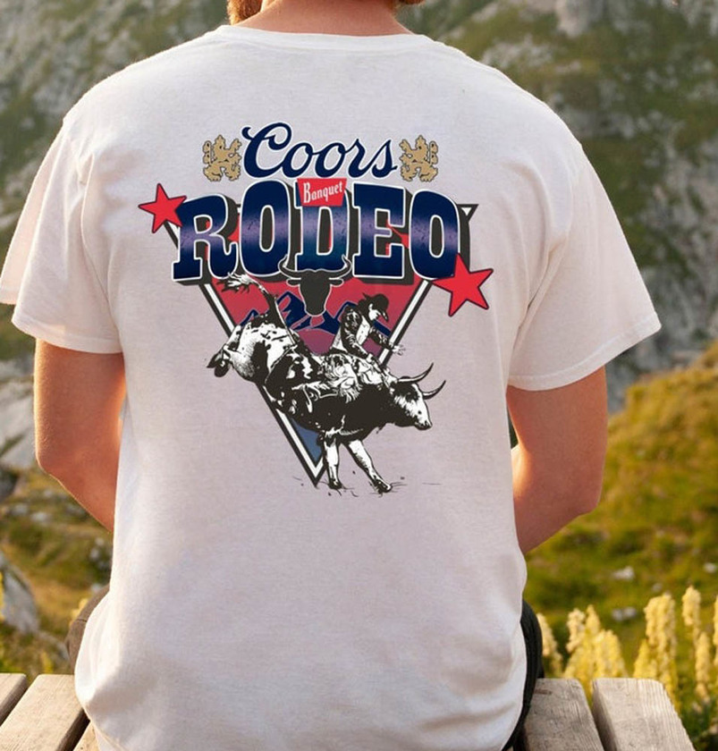 Coors Cowboy Western Rodeo Coors Beer Shirt