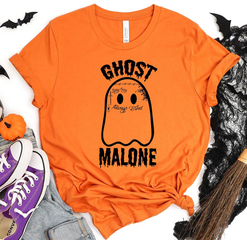 Cute Ghost Malone Fun Halloween Shirt