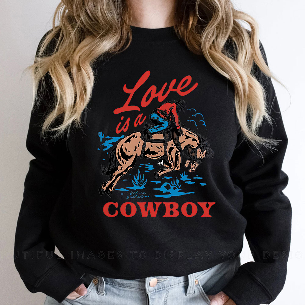 Cowboy Cowgirl Kelsea Ballerini Sweatshirt For The Fashionista
