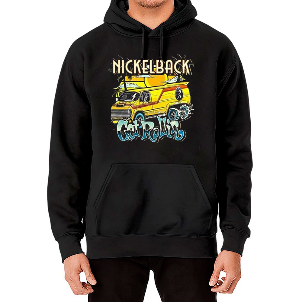 Nickelback Get Rollin Tour 2023 Trendy Hoodie