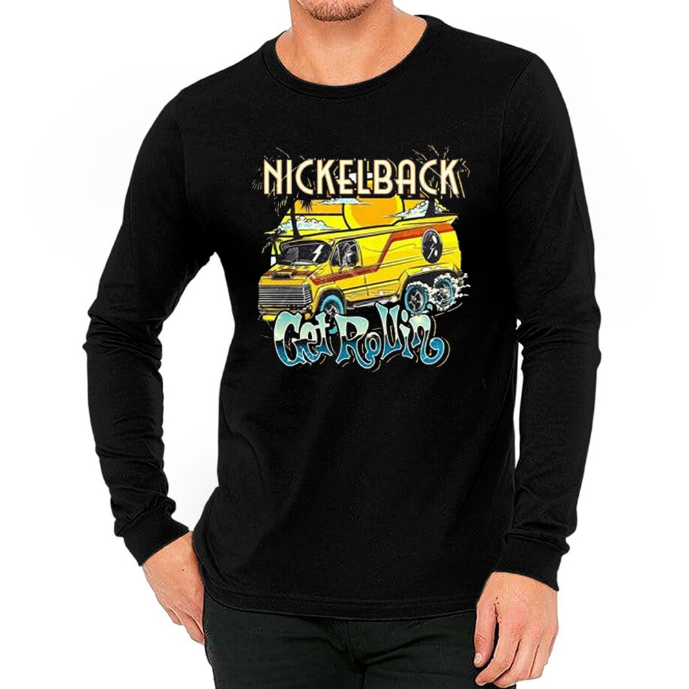 Nickelback Get Rollin Tour 2023 Trendy Long Sleeve